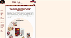 Desktop Screenshot of ethno-food.com