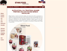 Tablet Screenshot of ethno-food.com